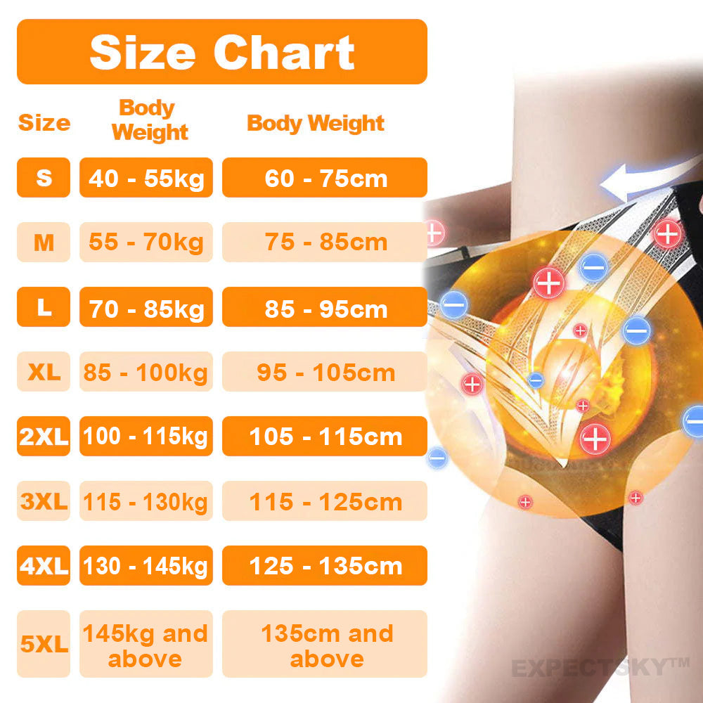 Medical Grade Titanium Fiber Self-heating Tourmaline Shaping Shorts👙