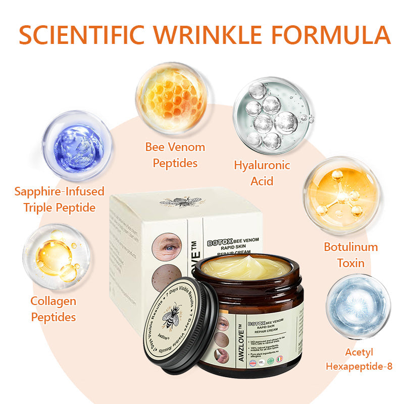 Made and shipped from Ireland |Awzlove® Botox Bee Venom Rapid Skin Repair Cream| LAST DAY 80% OFF🐝