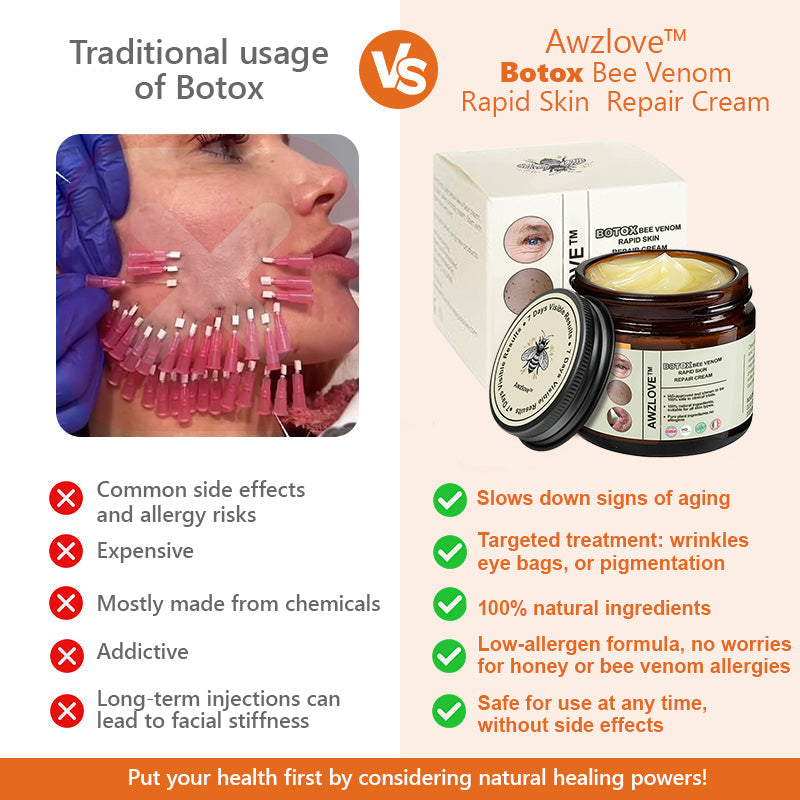 Made and shipped from Ireland |Awzlove® Botox Bee Venom Rapid Skin Repair Cream| LAST DAY 80% OFF🐝