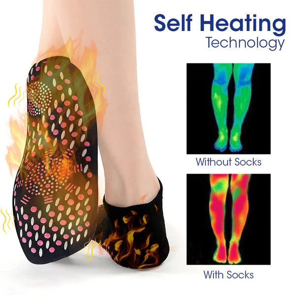 EXPECTSKY™ Tourmaline Thermal Circulation self-heating shaping socks(🔥Limited time discount Last 30 minutes)