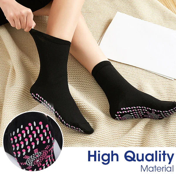 EXPECTSKY™ Tourmaline Thermal Circulation self-heating shaping socks(🔥Limited time discount Last 30 minutes)