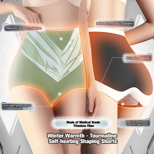Medical Grade Titanium Fiber Self-heating Tourmaline Shaping Shorts👙